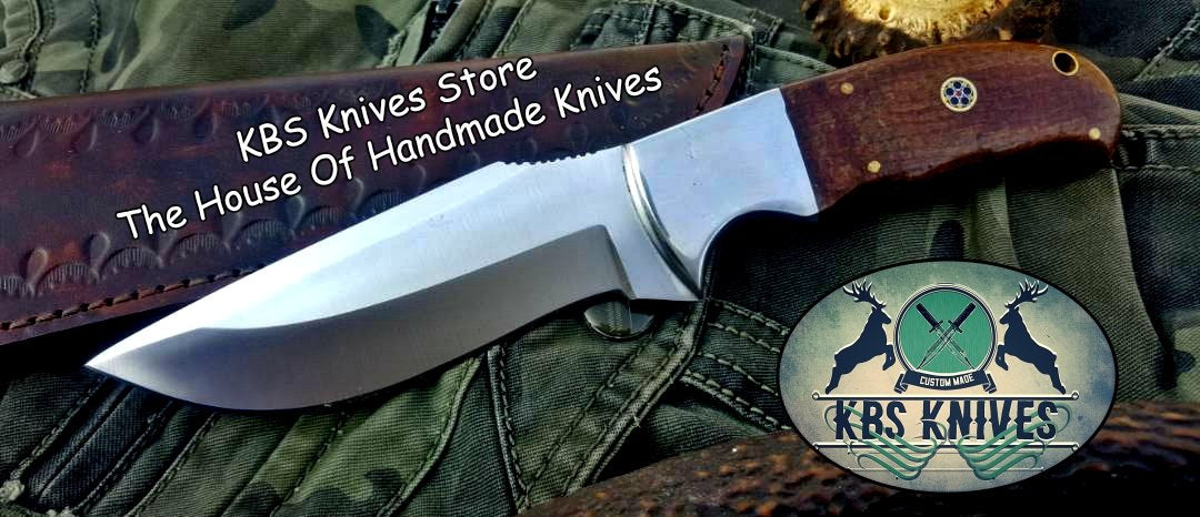 Custom Handmade D2 Tool Steel Hunting Skinning Camping Knife