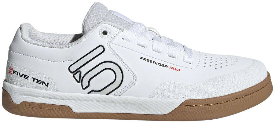 Five Ten Freerider Pro Flat Shoes - Men's FTWR White/Core Black/Red 15