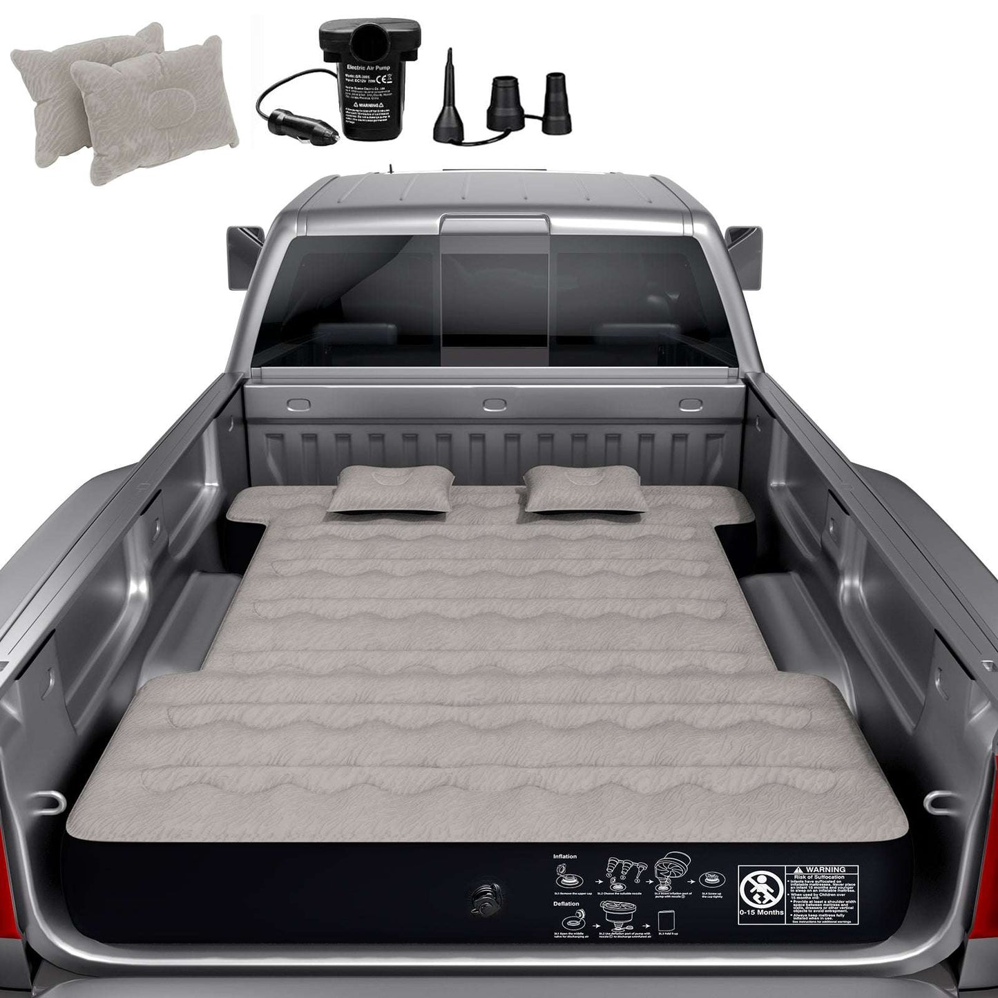 DikaSun Dodge 5.5-5.8ft | 6-6.5 ft Truck Bed Air Mattress