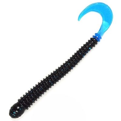 Ring Worm 4" - Black Blue w/ Blue Tail