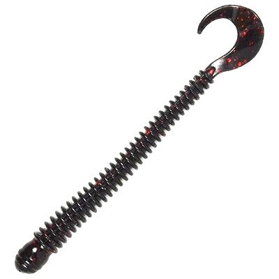 Ring Worm 4" - Black / Red Flake