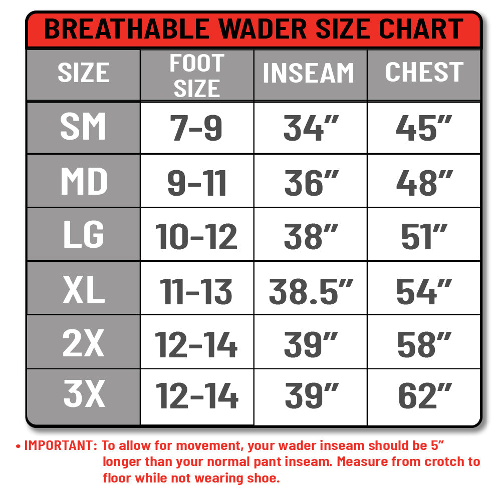 DEEP EDDY™ Breathable Chest Wader
