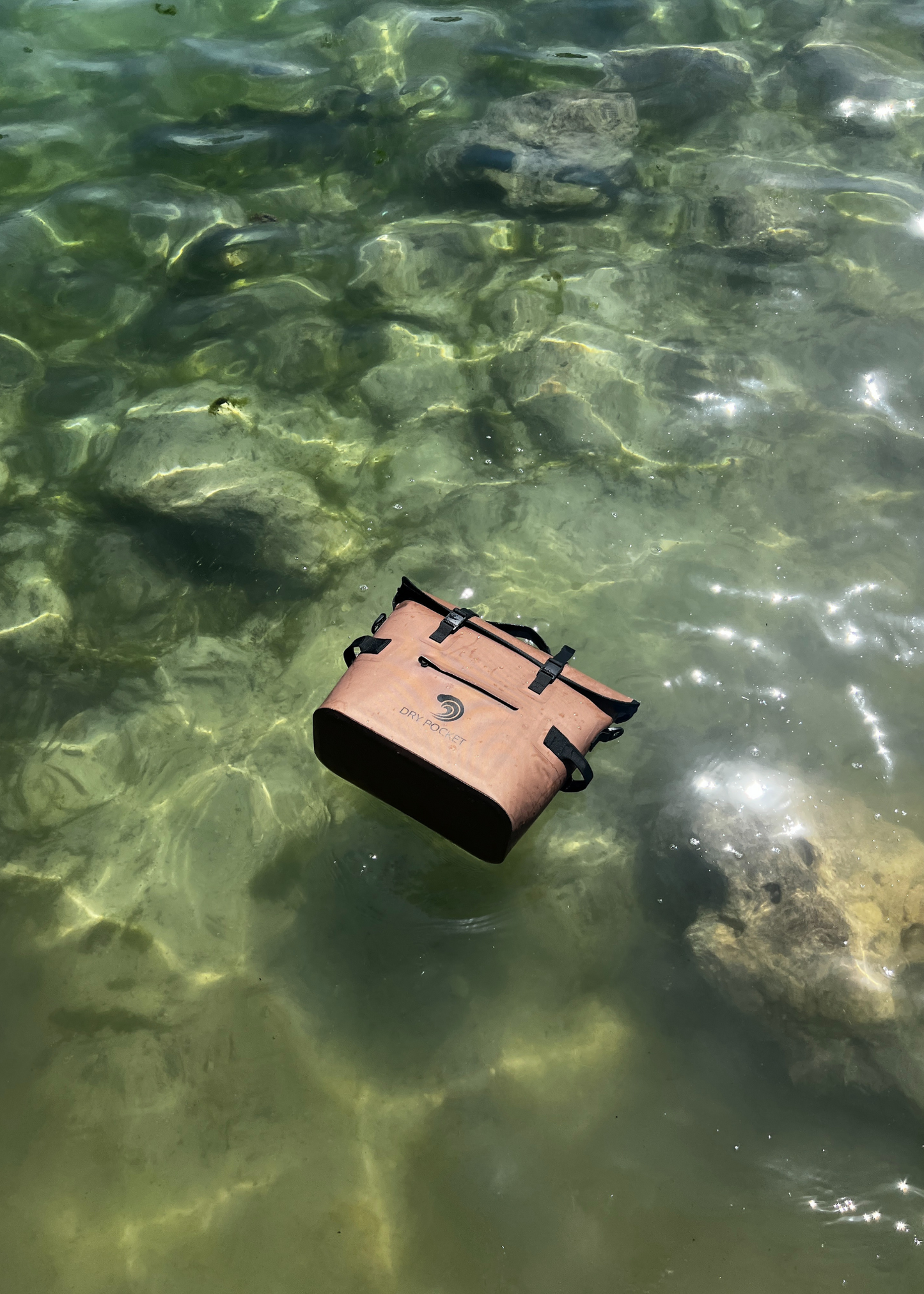 ARRIVING IN AUGUST / Coyote Brown - Auto-Sealing, Waterproof, Floating, Scent Proof Day-Pack Cooler
