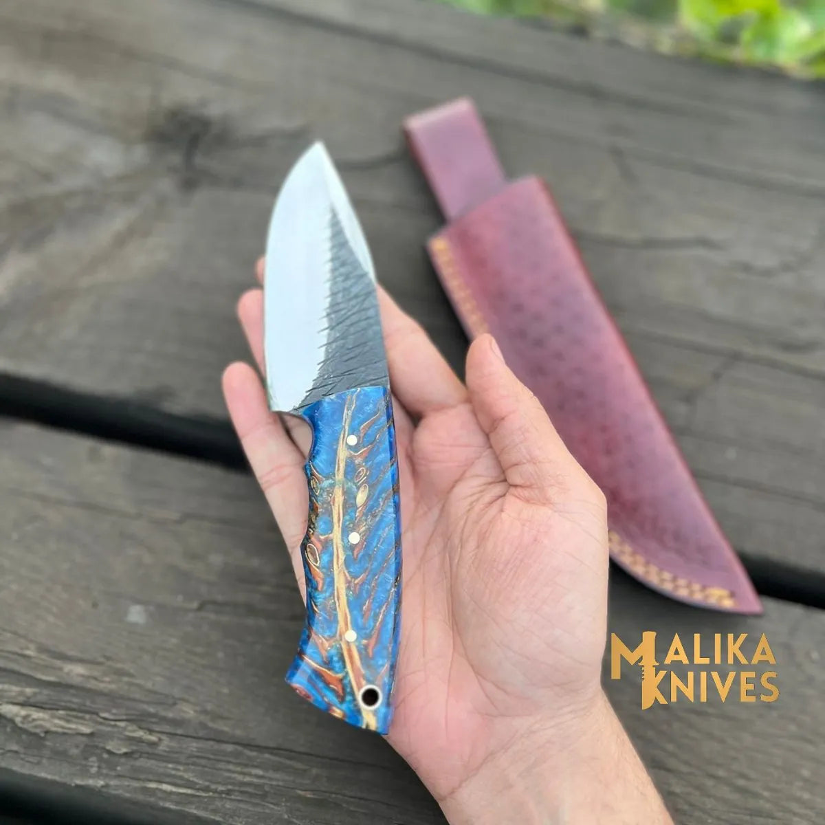 Custom handmade D2 Steel Skinner Knife - Designed Durability-0022