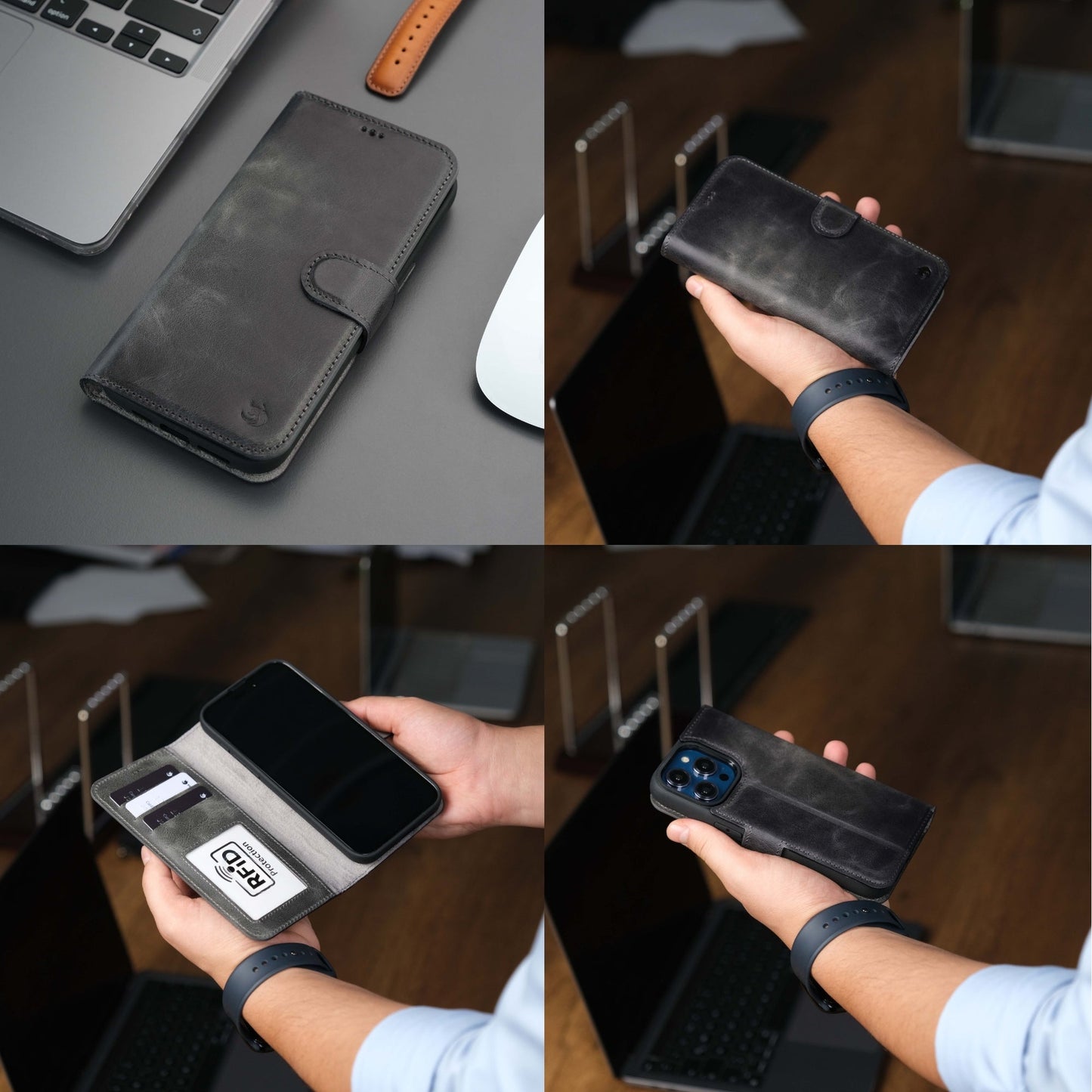 Casper Leather iPhone 14 Pro Wallet Case | MagSafe