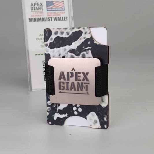 Wallet - Cedar Grove Outdoors Venomous Blizzard White - APEX GIANT