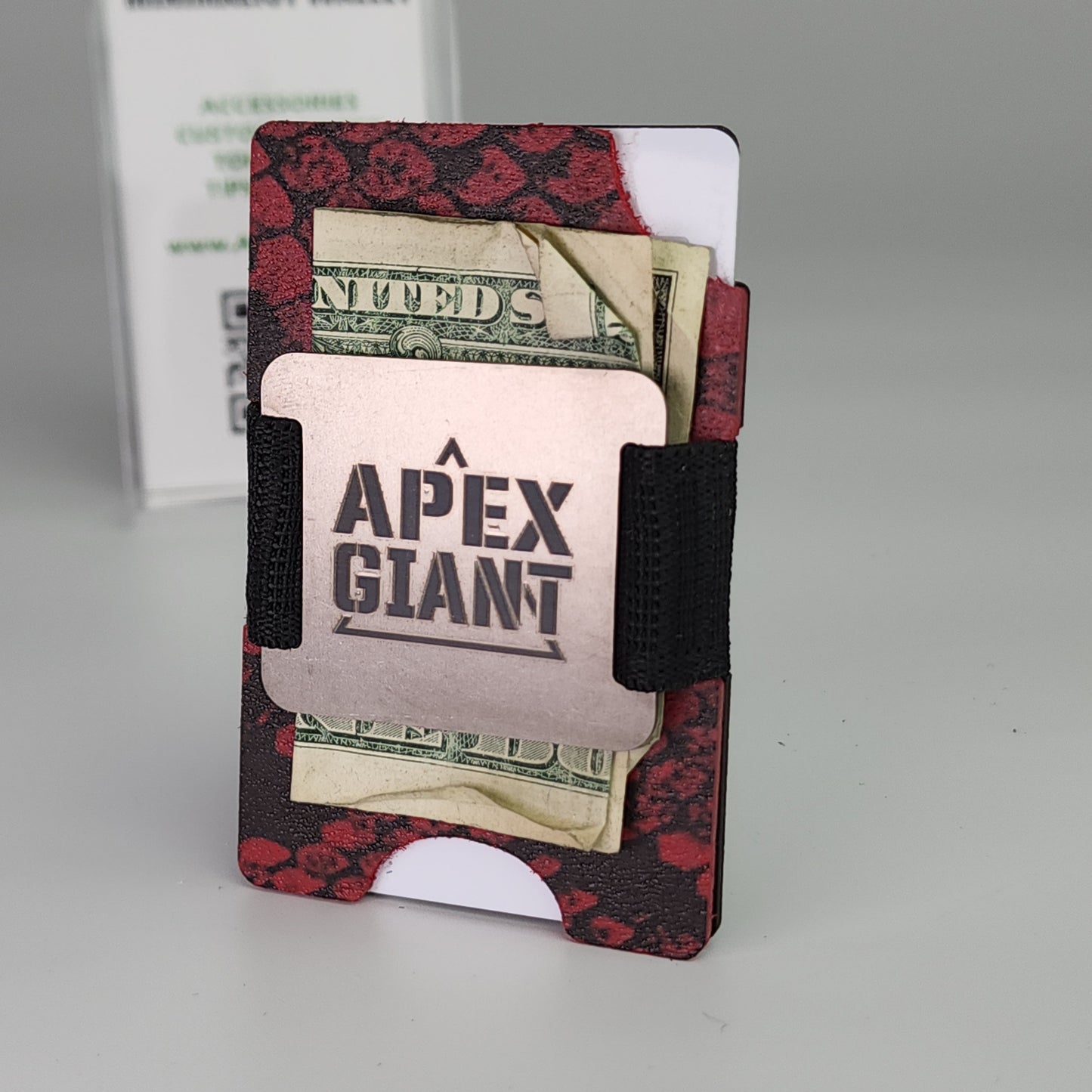 Wallet - Snake Skin Red Rattler - APEX GIANT