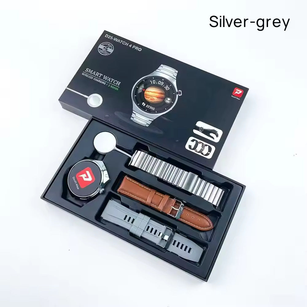 Smartwatch With Dual Straps Step Tracking And Message Notifications