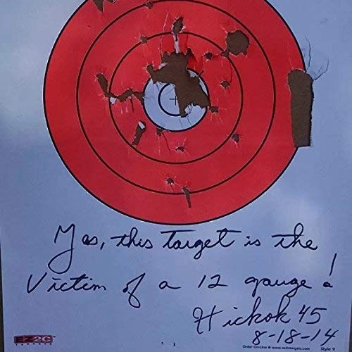 EZ2C Targets Style 9: 8" Bullseye Paper Shooting Target 11"x17" USA MADE Hi-Viz