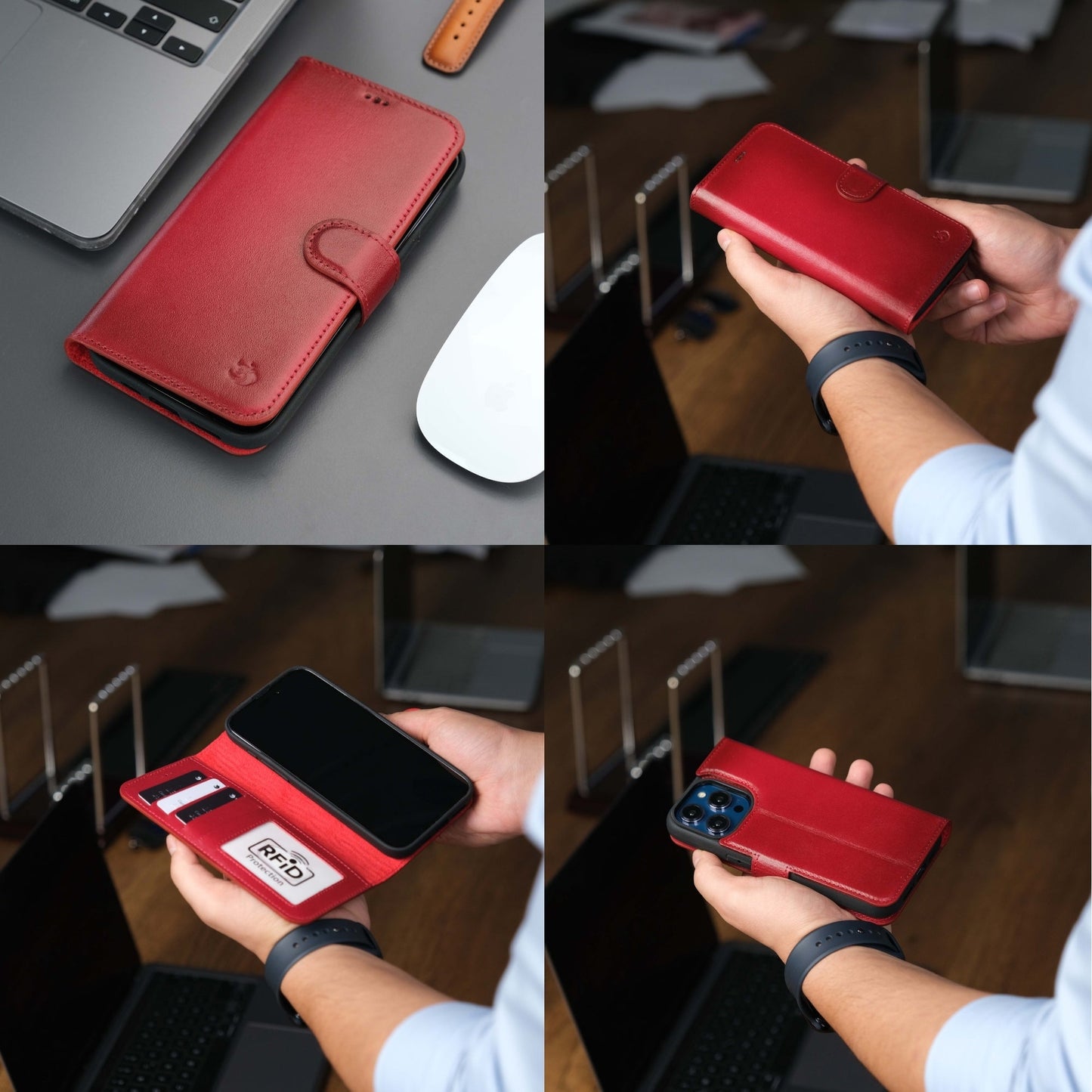 Casper Leather iPhone 14 Pro Max Wallet Case | MagSafe