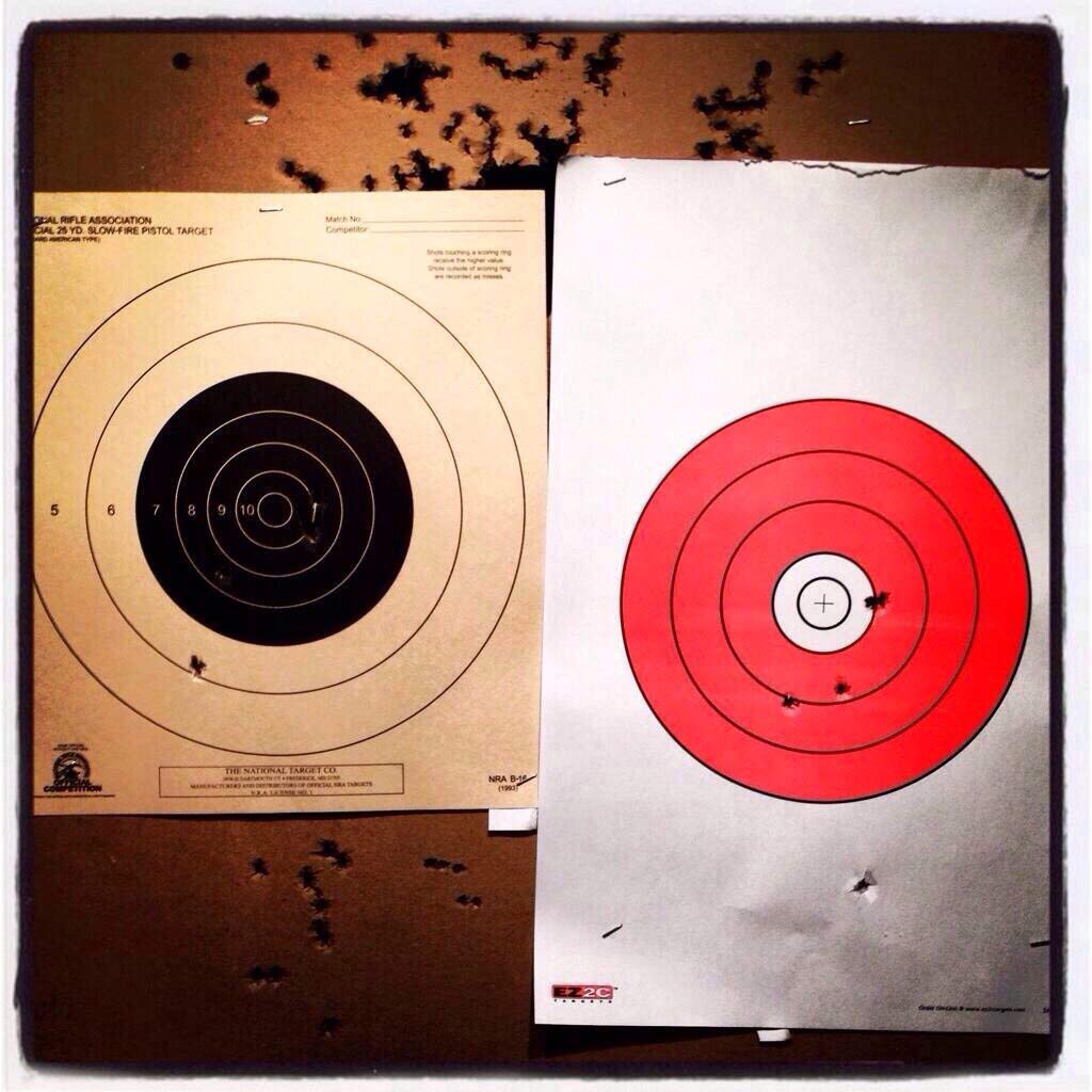 EZ2C Targets Style 9: 8" Bullseye Paper Shooting Target 11"x17" USA MADE Hi-Viz