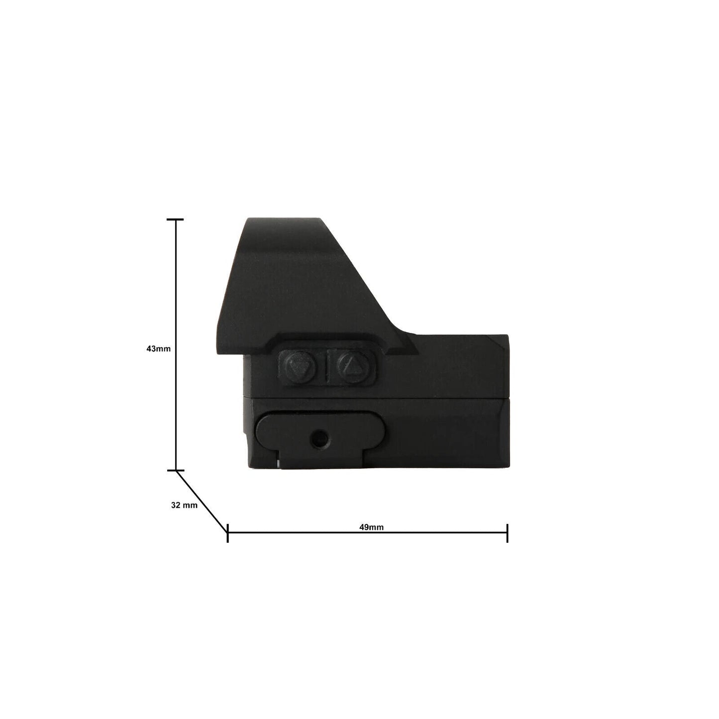 Ronnin F12, 2 MOA Micro Red Dot – RMR Footprint, Shake N’ Wake, IP67