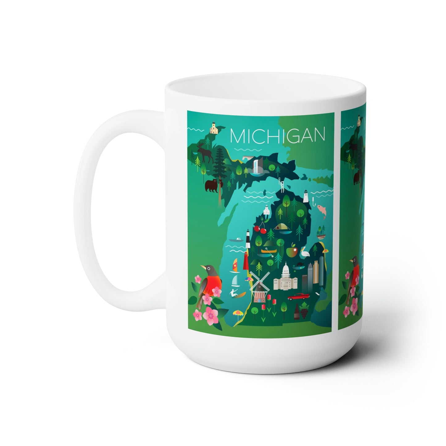 Michigan Ceramic Mug 11oz or 15oz