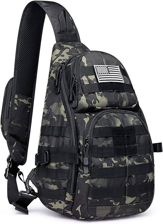 MOLLE Tactical Crossbody Sling Bag – Durable & Mission-Ready