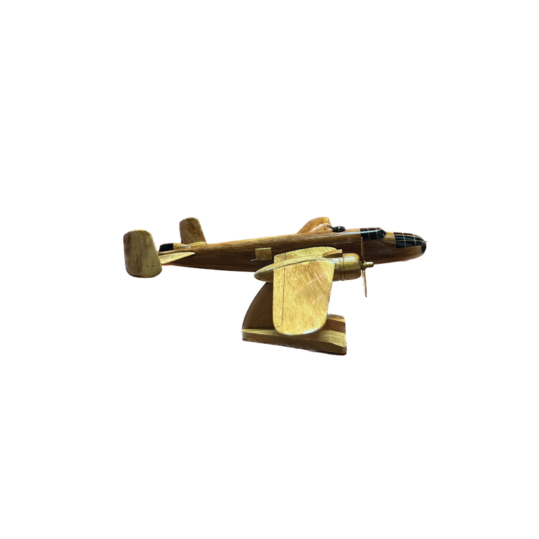 B-25 ( B25 ) Mitchell Mahogany Wood Desktop Aircraft Model