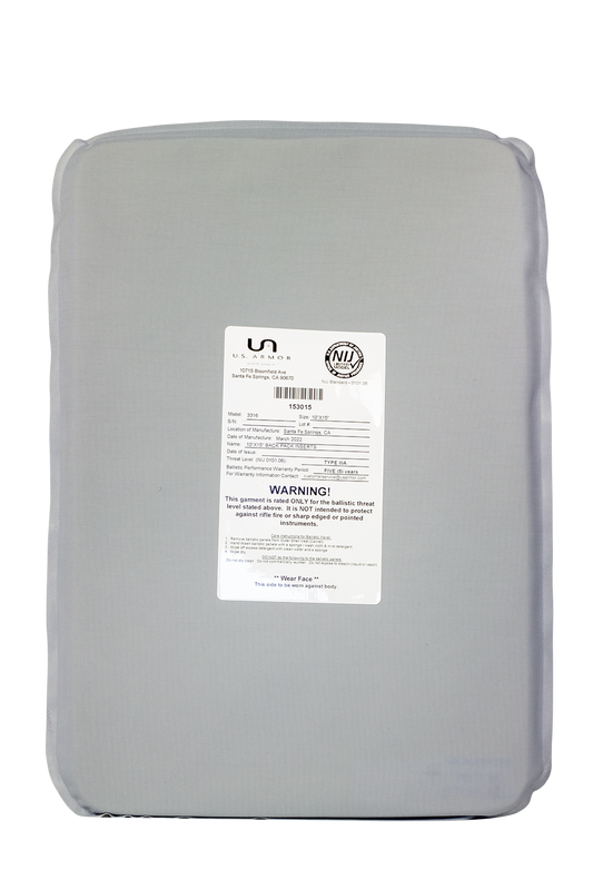 Ballistic Backpack Armor