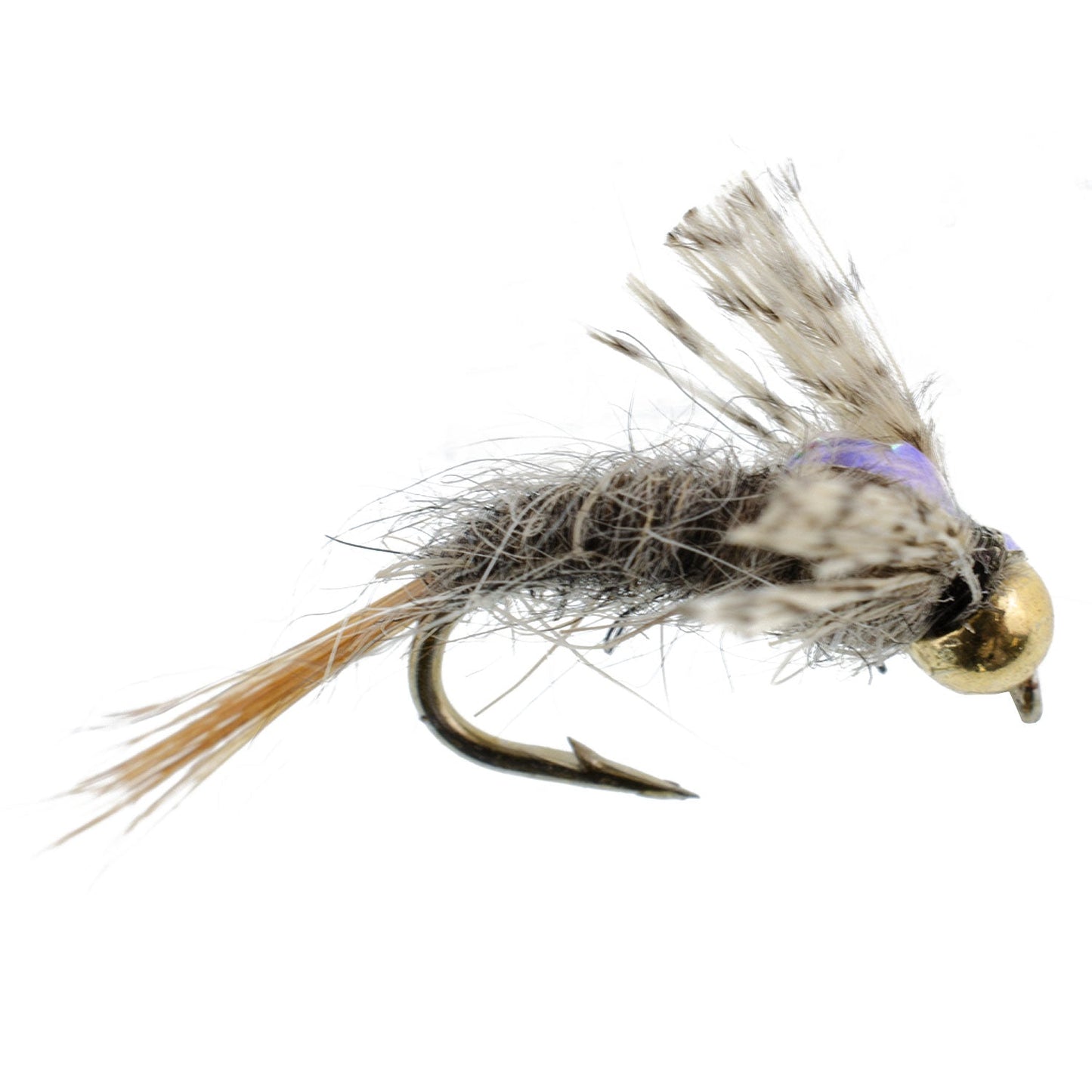 Barrs Baetis Emerger BWO Wet Fly Fishing Flies - 1 Dozen Flies Hook Size 14