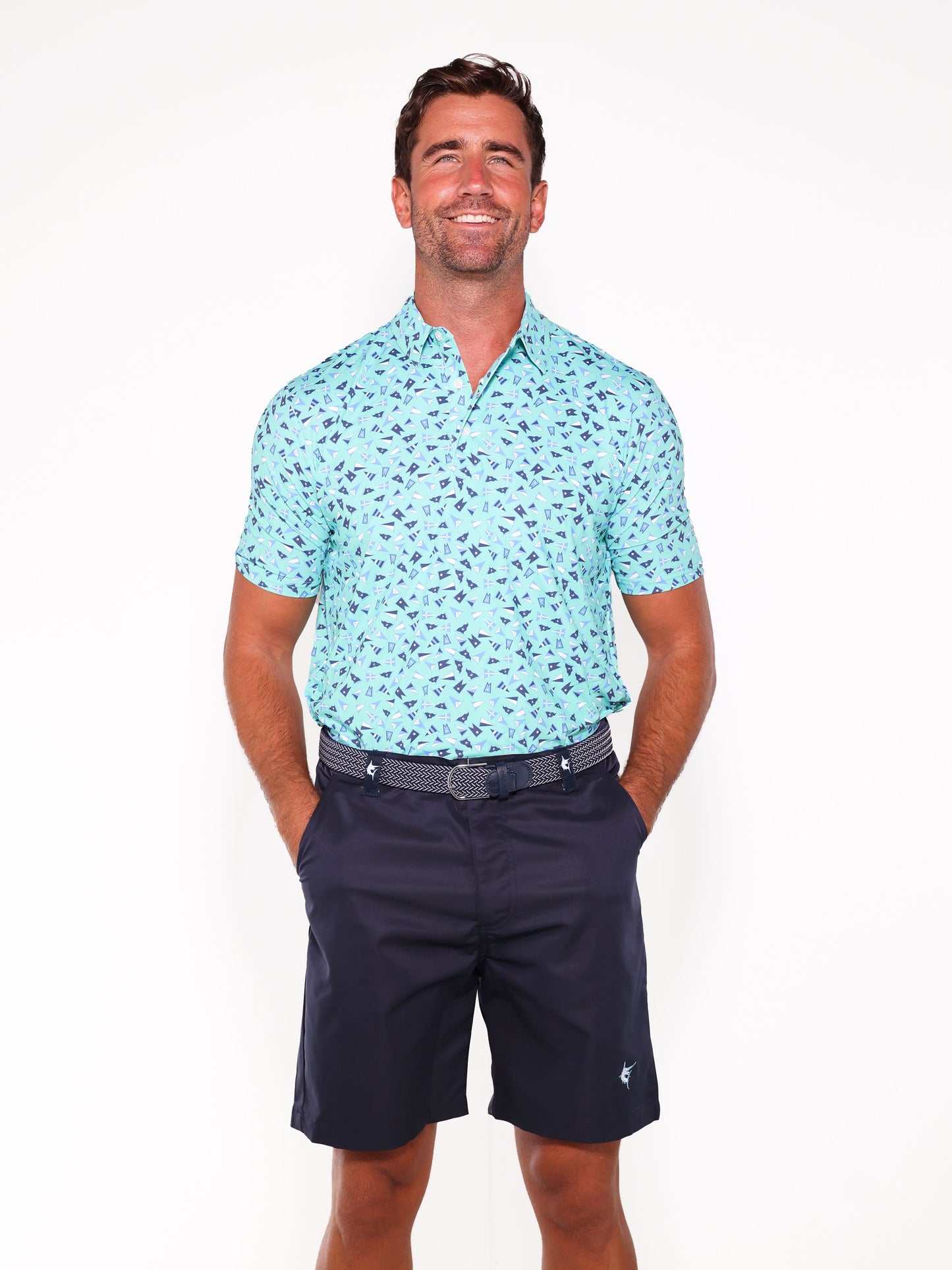 Burgee Print Polo