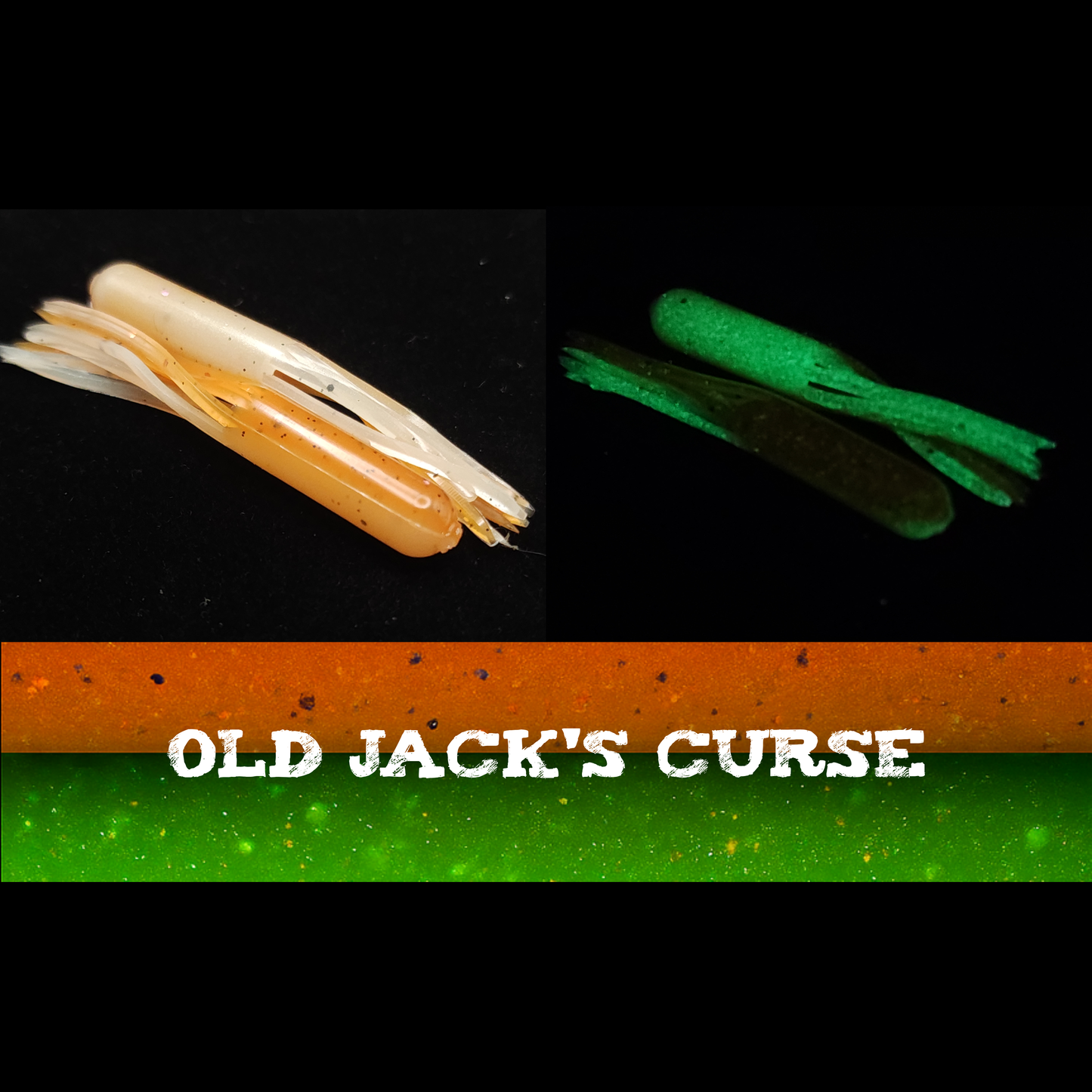 Jar of 1.8" Micro Hollow Tube "The Whisker-Doodle Dangleworm"