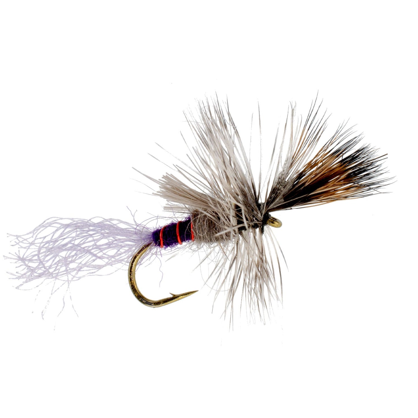 Purple Haze Cripple Mayfly 6 Flies Hook Size 16