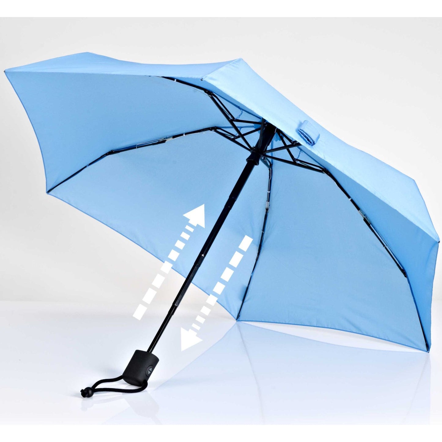 Dainty Automatic Trekking Umbrella – Ultra-Compact, Automatic Open/Close, Windproof Metal & Fiberglass Frame, Tear-Resistant Travel Canopy