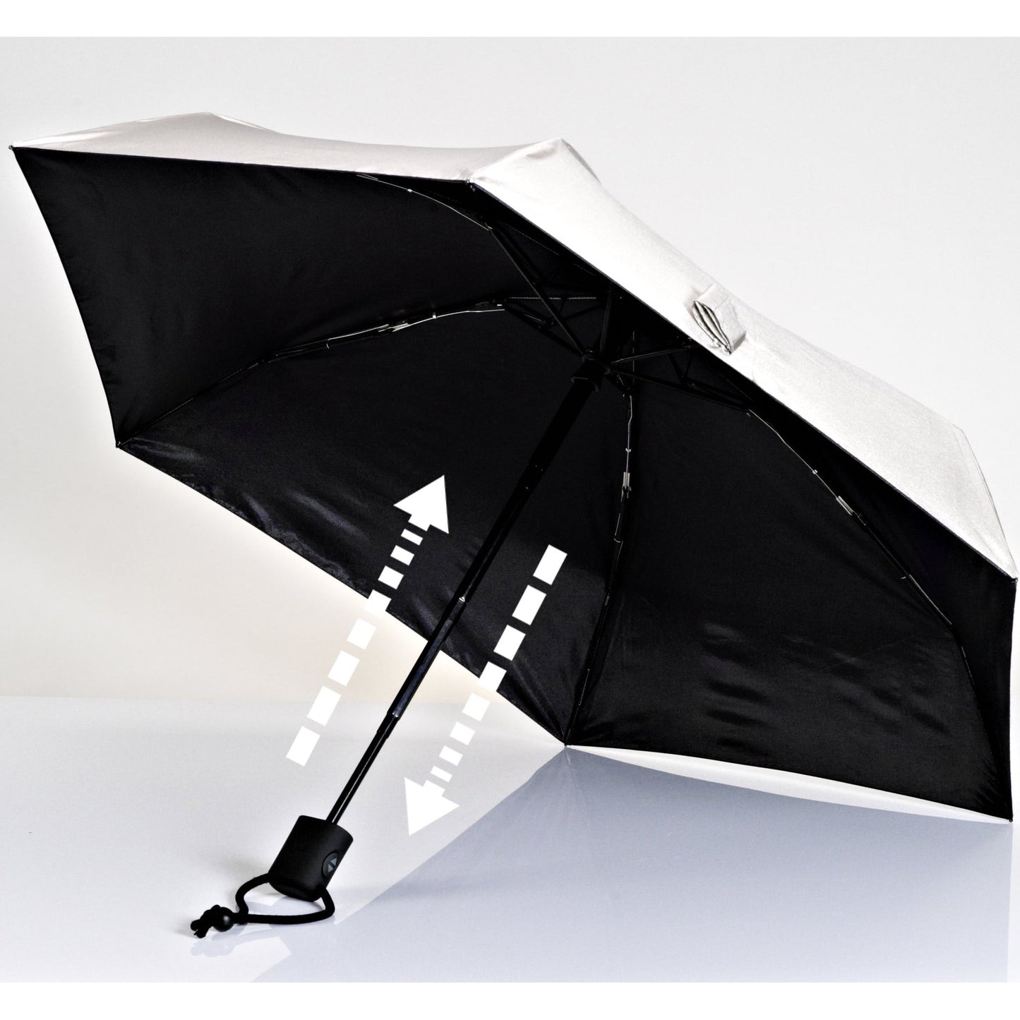 Dainty Automatic Trekking Umbrella – Ultra-Compact, Automatic Open/Close, Windproof Metal & Fiberglass Frame, Tear-Resistant Travel Canopy