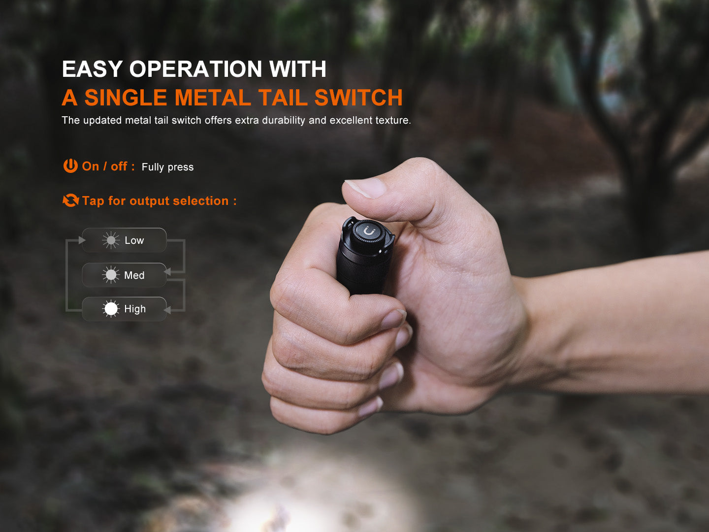 Fenix E12 V3 Pocket EDC AA Flashlight
