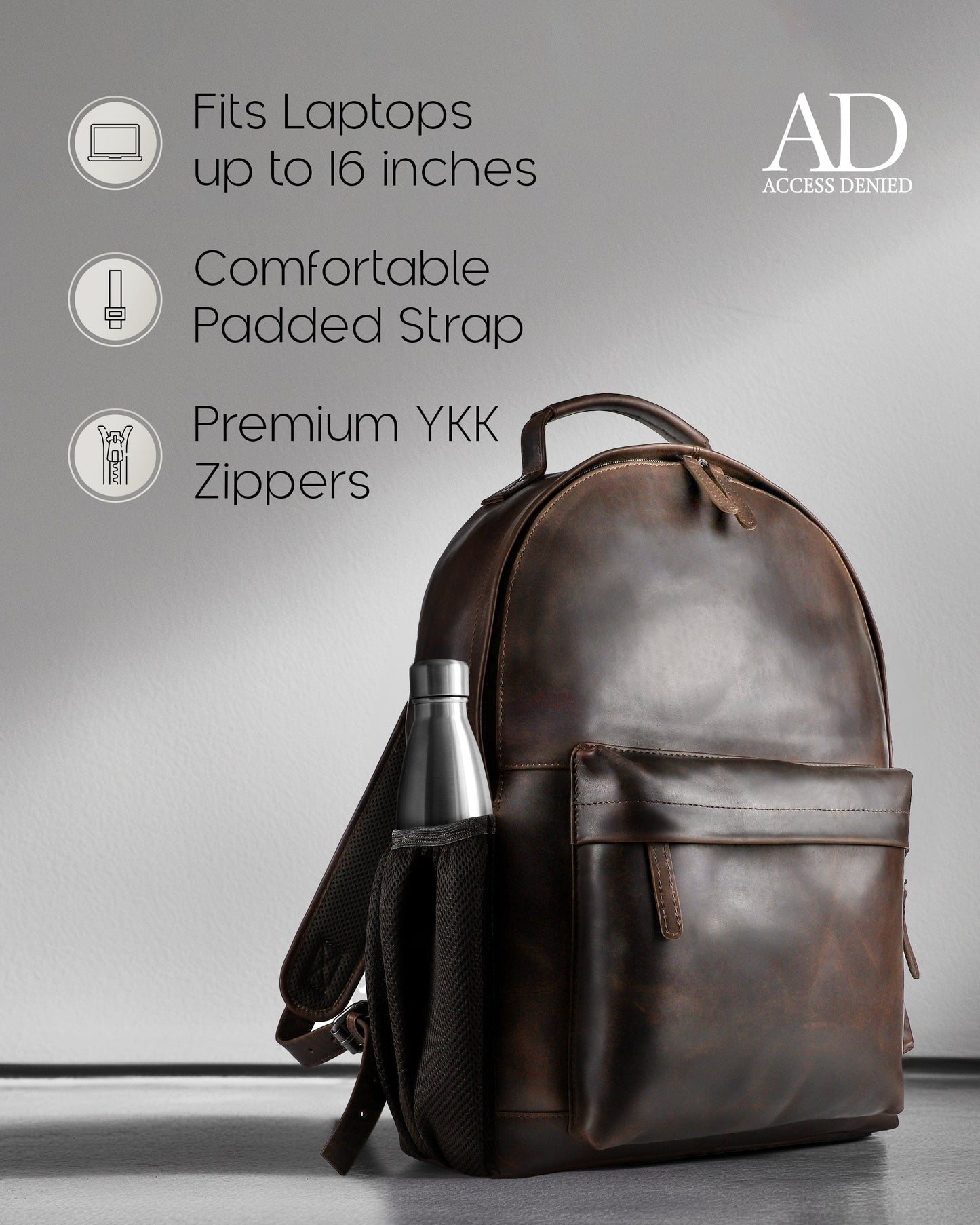 Genuine Leather Backpack