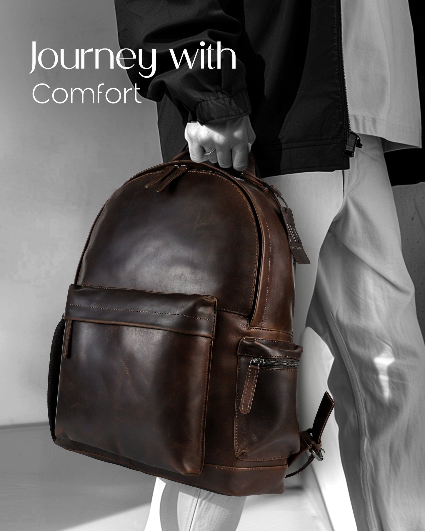 Genuine Leather Backpack