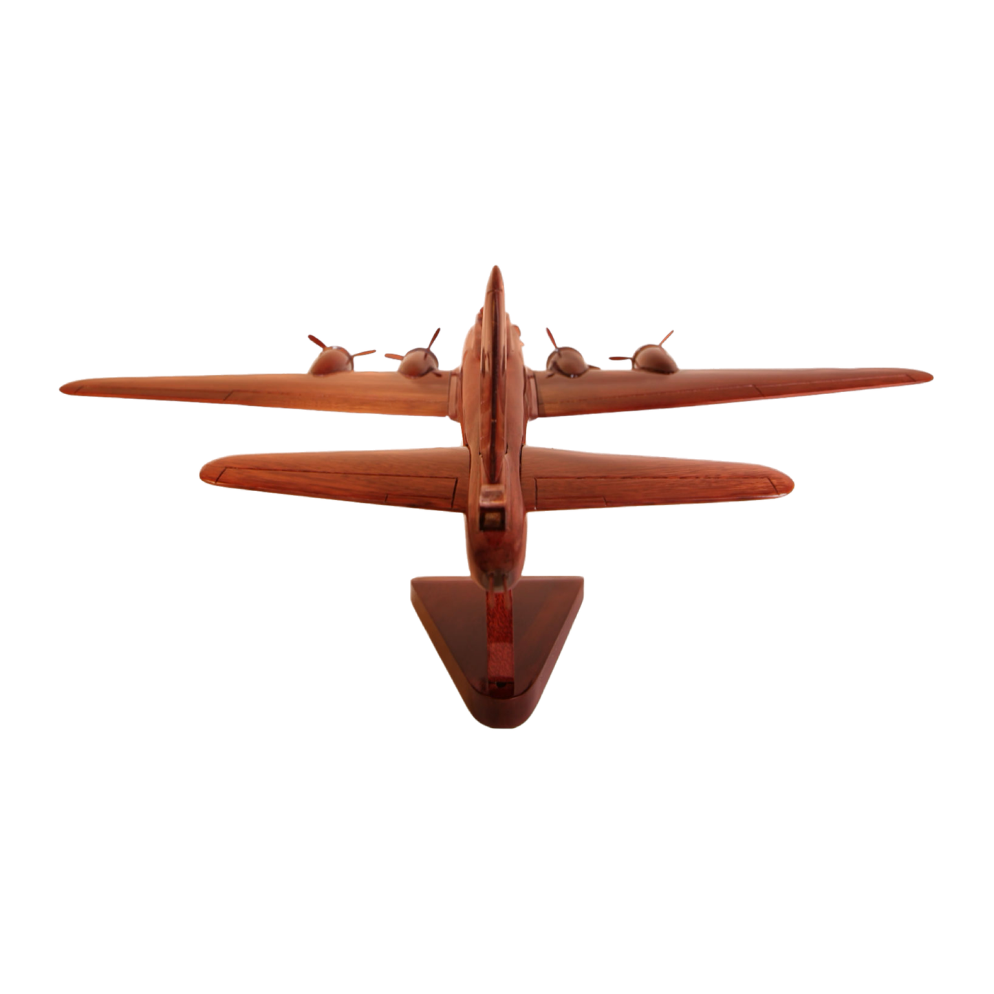 B-17 ( B17 ) Flying fortress Mahogany Wood Desktop Airplane Model
