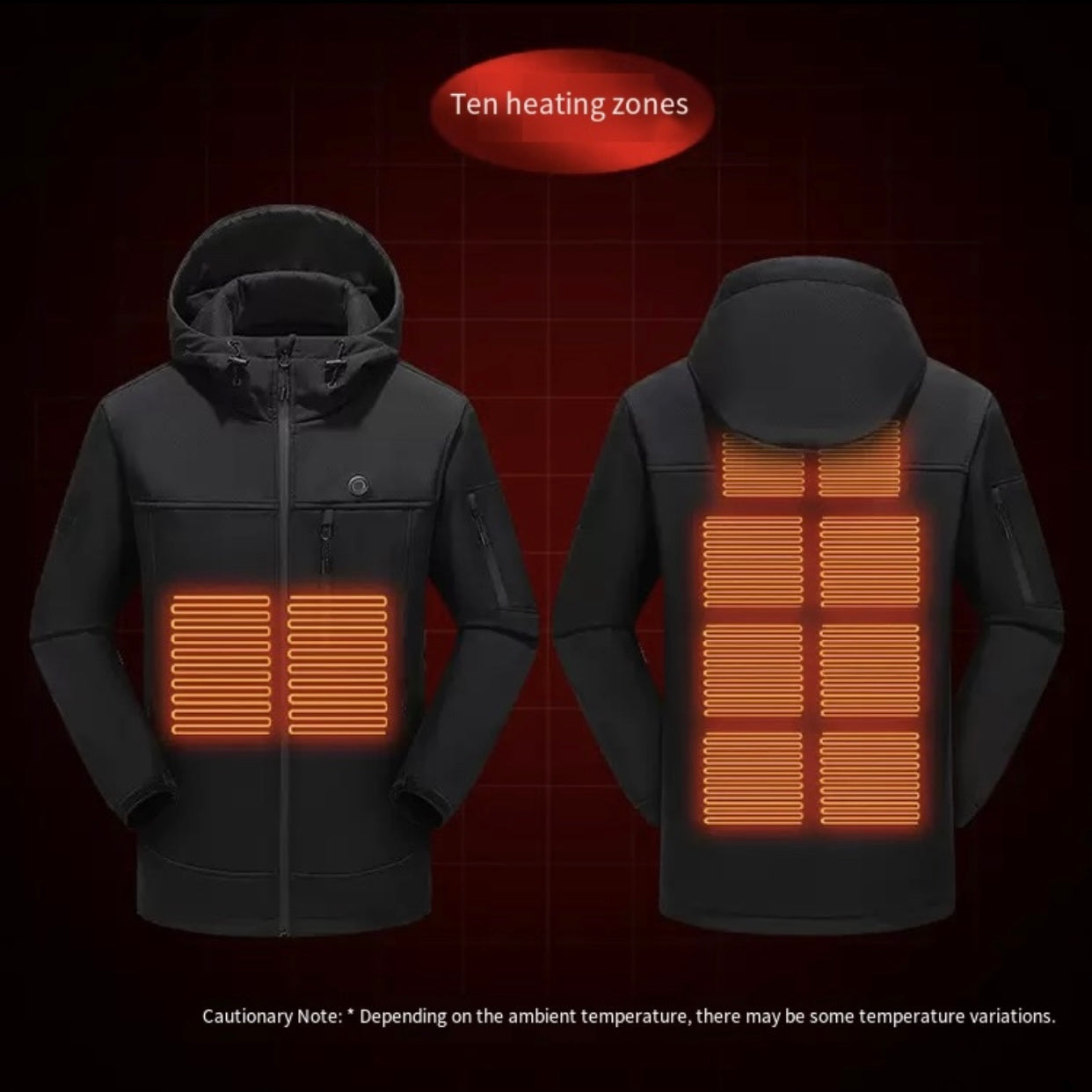 LITEGUEST 10-Zone Softshell Heated Jacket – USB Winter Jacket