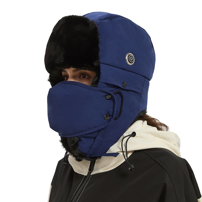 LITEGUEST Heated Trapper Hat – USB Rechargeable Winter Hat for Outdoor