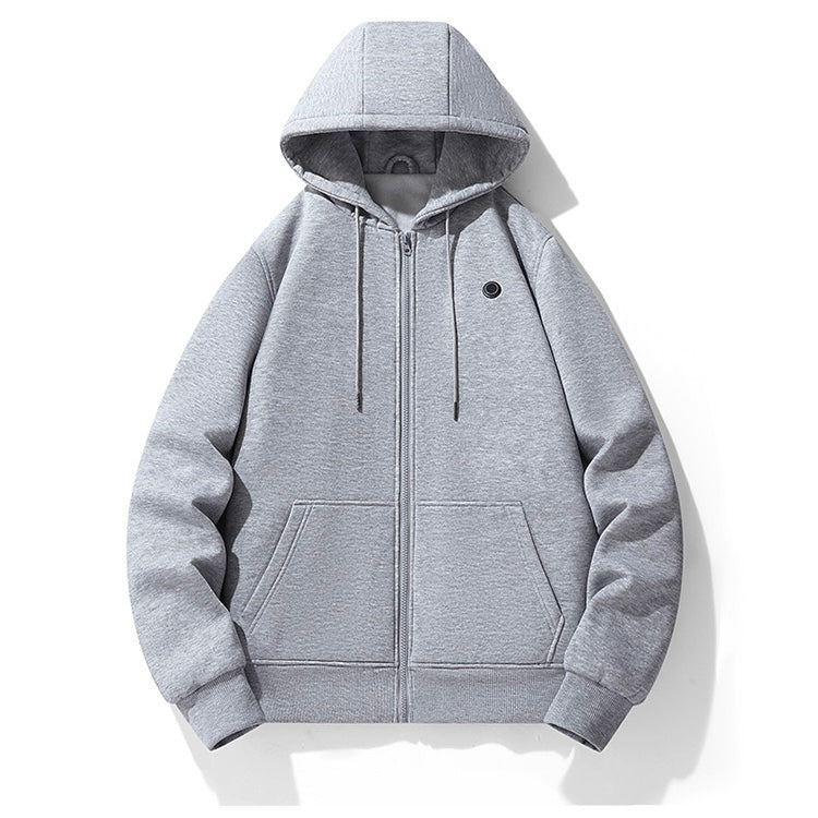 LITEGUEST 5-Zone USB Heated Hoodie Heated Zip-up Hooded Sweatshirt