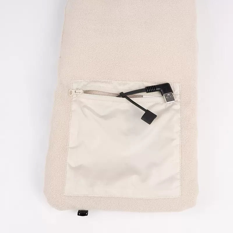 LITEGUEST USB Heated Neck Scarf – Winter Outdoor & Travel Comfort