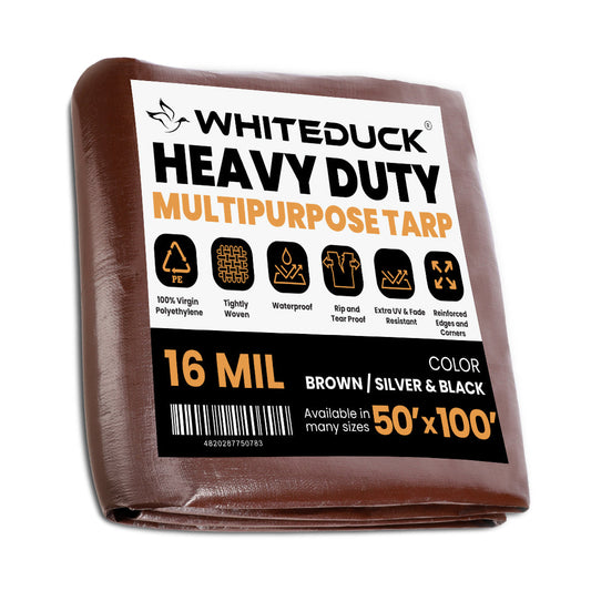 50' x 100' Super Heavy Duty Poly Tarp