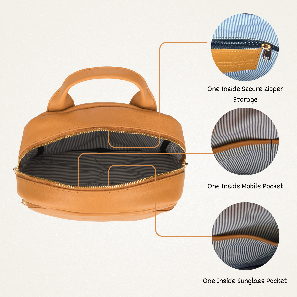 Madison Backpack Tan