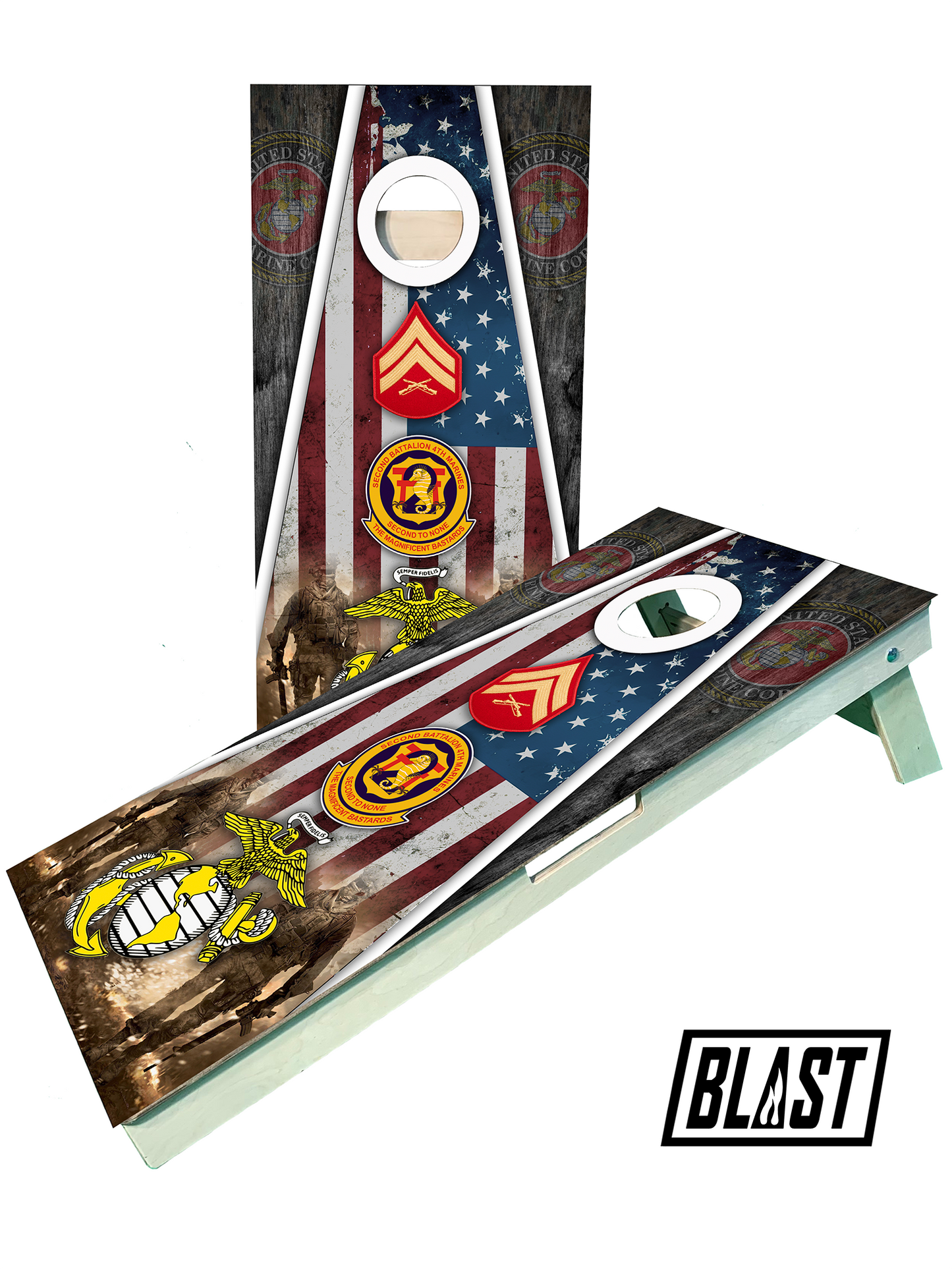 Marine 2 Cornhole Set
