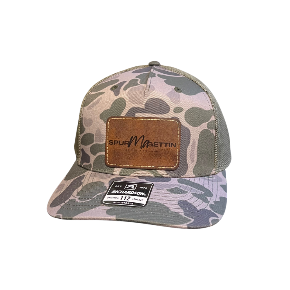 Richardson 112 Leather Patch Core Spur-Ma-Gettin Logo Snapback