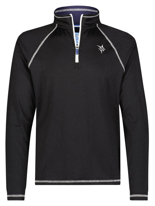 New Harbor 1/4 zip pullover Men's Black