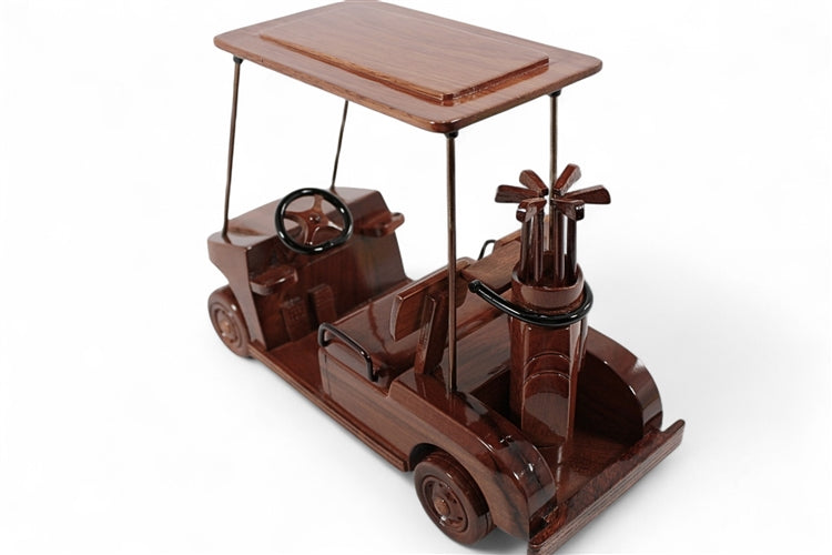 Golf Cart with Clubs