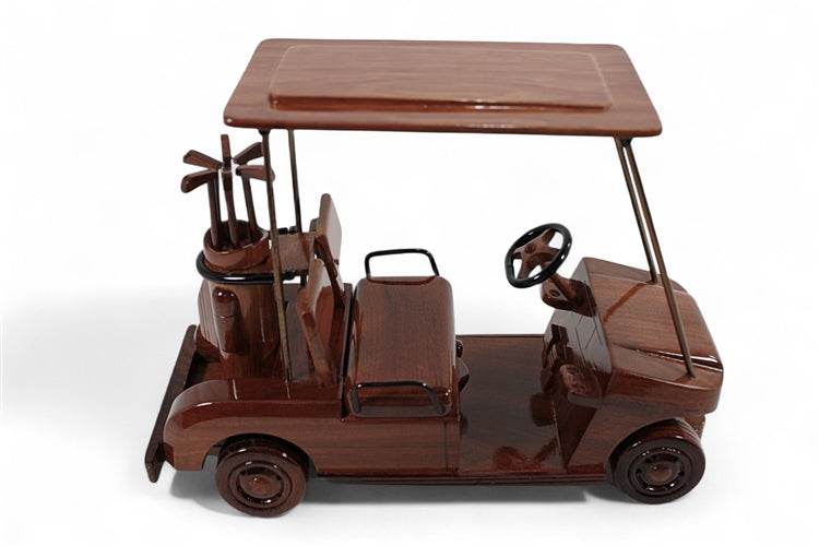 Golf Cart with Clubs