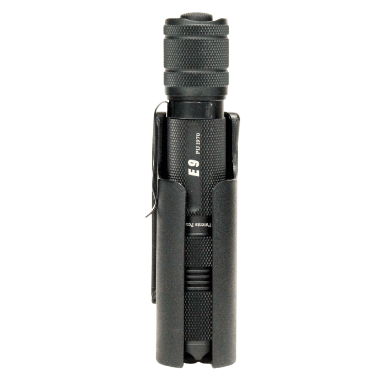 Engineered Plastic Clip-on Holster for E9RG4, M5Gen3 and other Torches with 1" Diameter