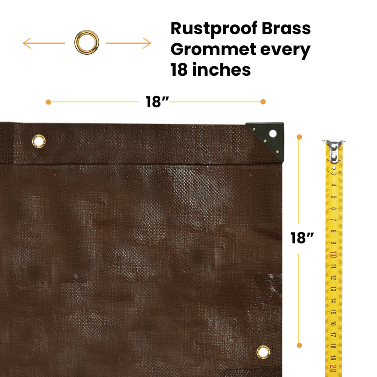 100' x 100' Super Heavy Duty Poly Tarp