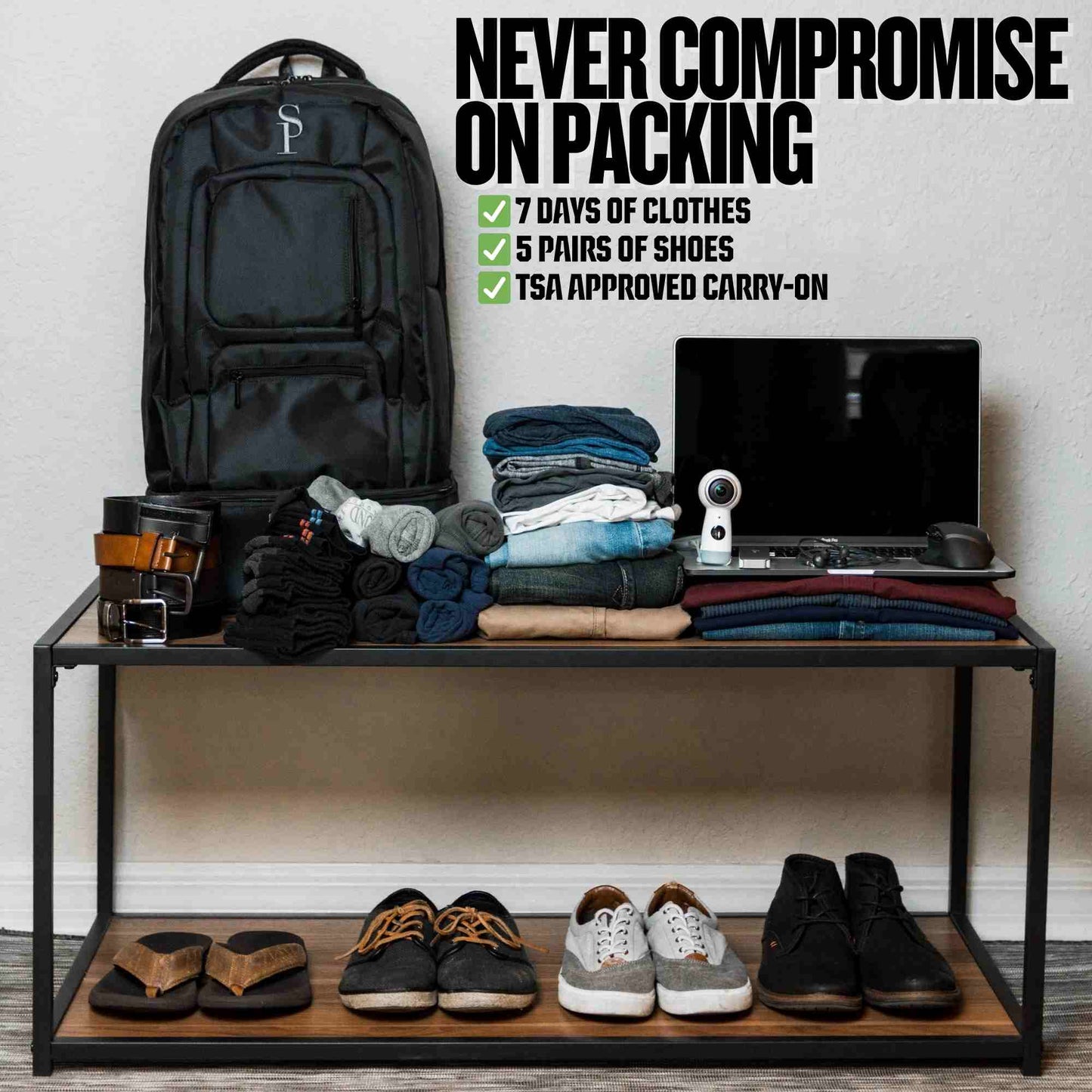 Sole Premise Carry-On Bag For Shoes, Clothes, Laptop And Camera (Only 300 Made)