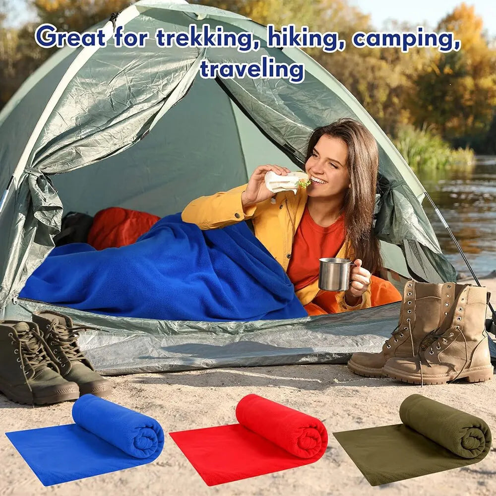 Lightweight Fleece Travel Sleeping Bag Liner