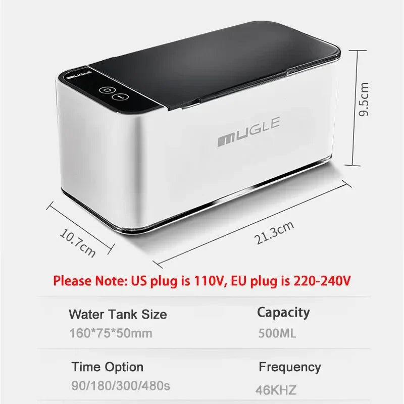 Smart Home Ultrasonic Cleaner for Jewelry Glasses Circuit Board Watches Denture Teeth Razor Ultrasound Cleaning Washing Machine