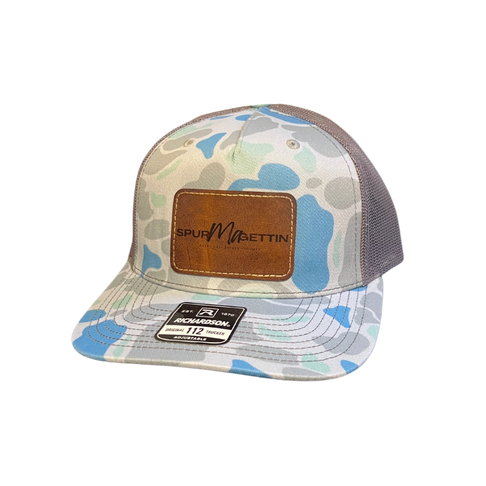 Richardson 112 Leather Patch Core Spur-Ma-Gettin Logo Snapback