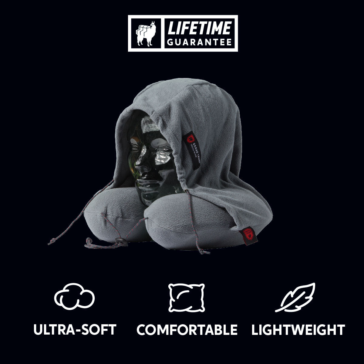 Grand Trunk Hooded Travel Neck Pillow