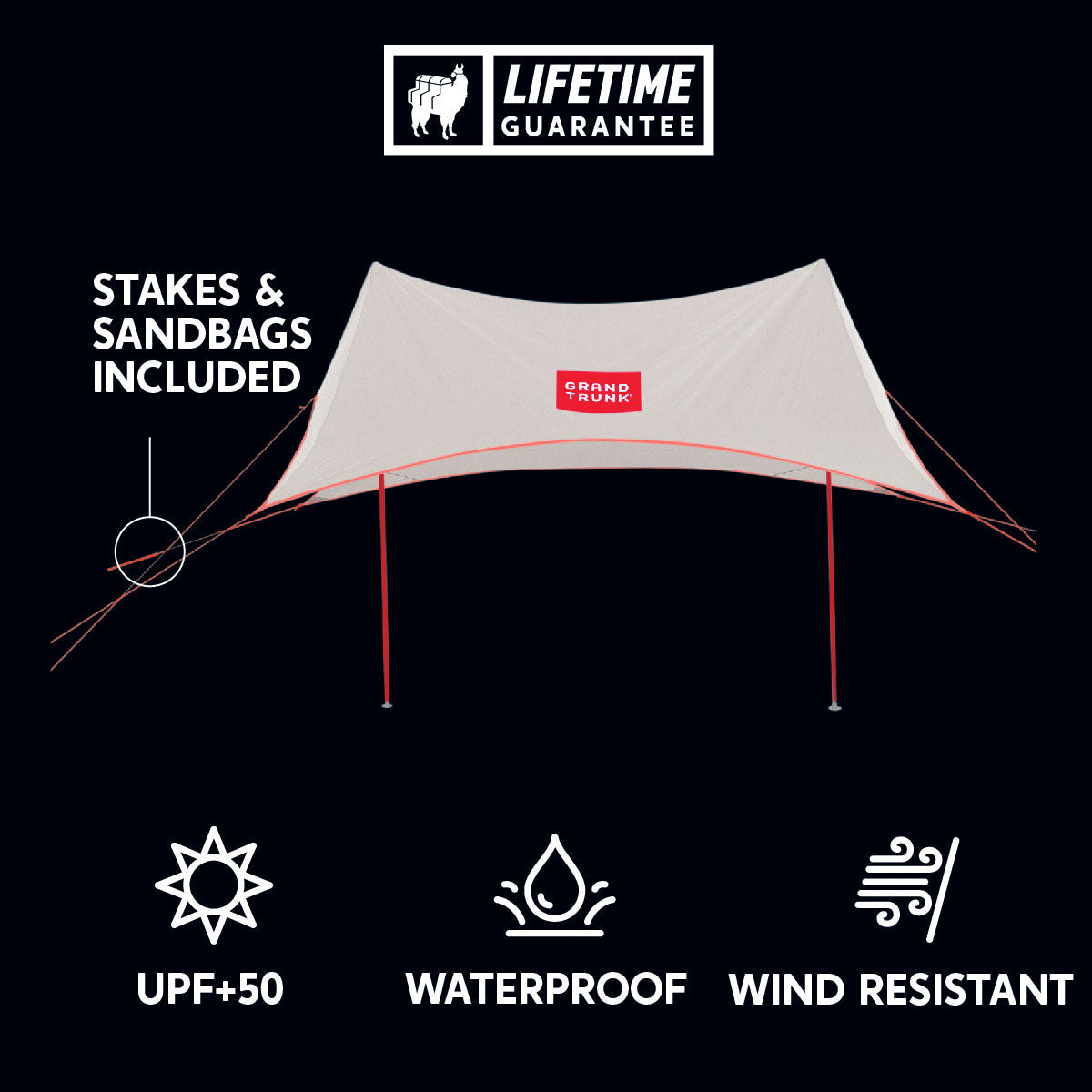 Grand Trunk ShadeCaster 4 Person Sunshade