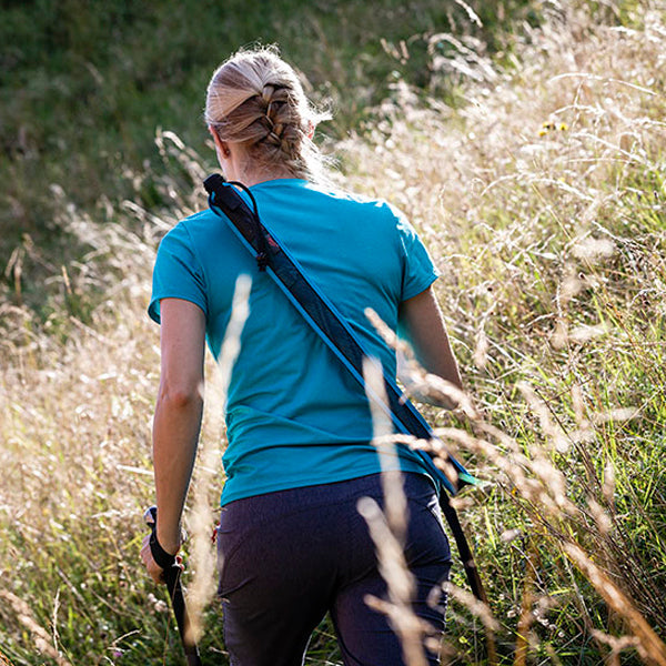 Swing Liteflex Trekking Umbrella – Featherlight, Nearly Unbreakable Fiberglass Frame, Waterproof Teflon-Coated Canopy, Integrated Compass, Perfect for Hiking and Outdoor Adventures